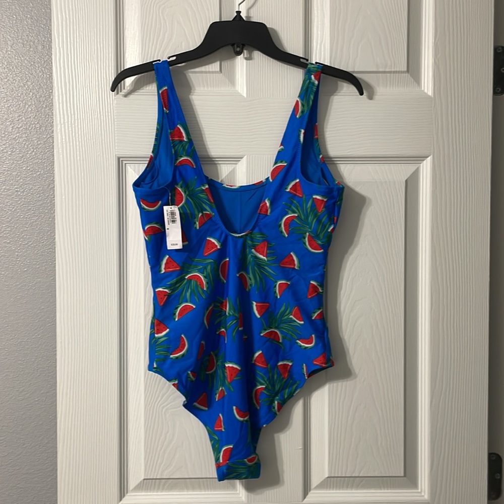 NWT Old Navy Watermelon Print One Piece Swimsuit - Picture 3 of 7
